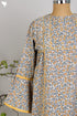 Cotton Cambric Dress Floral Hand Screen Print