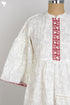 Cambric Cotton Flared Dress With Block Print