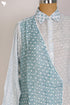 Modal Silk Wrap Shirt Tunic With Bandhej Block Print
