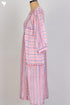 Modal Silk Mid Length Paneled Dress With Block Print