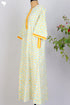 40s Cotton Kaftan In Floral Print