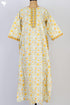 40s Cotton Kaftan In Floral Print