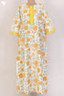 40s Cotton Kaftan In Floral Print