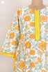40s Cotton Kaftan In Floral Print