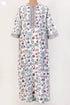40s Cotton Kaftan In Floral Print