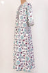 40s Cotton Kaftan In Floral Print