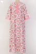 40s Cotton Kaftan In Floral Print
