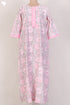 40s Cotton Kaftan In FloralBlock Print