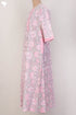 40s Cotton Kaftan In FloralBlock Print