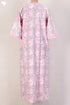 40s Cotton Kaftan In FloralBlock Print