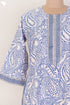 40s Cotton Kaftan In Paisley Print