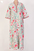 40s Cotton Kaftan In Floral Print