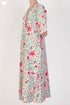 40s Cotton Kaftan In Floral Print