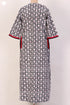 40s Cotton Kaftan In Floral Print