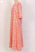 Bizzy Lizzy Cotton Kaftan In Floral Block Print
