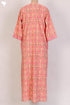 Bizzy Lizzy Cotton Kaftan In Floral Block Print