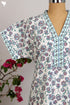 40s Cotton Kaftan in Pastel Shades Hand Screen Print
