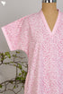 40s Cotton Kaftan in Floral Hand Screen Print