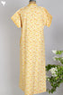 40s Cotton Kaftan In FloralBlock Print