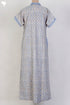 Bizzy Lizzy Kaftan in Blue Floral Block Print