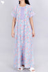Bizzy Lizzy Kaftan in Floral Block Print