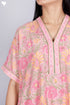 Bizzy Lizzy Kaftan in Floral Block Print