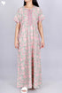 Bizzy Lizzy Kaftan in Floral Block Print