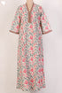 40s Cotton Kaftan In Floral Print