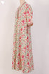 40s Cotton Kaftan In Floral Print