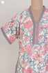 40s Cotton Kaftan In Floral Print