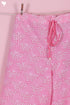 Cambric Cotton Long Pajama Set In Floral Block Print