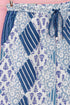 Cambric Cotton Long Pajama Set In Graphic Block Print