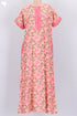 Bizzy Lizzy Zipper Kaftan In Floral Block Print
