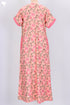 Bizzy Lizzy Zipper Kaftan In Floral Block Print