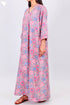 Bizzy Lizzy Full Sleeved Kaftan In Floral Block Print