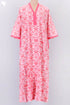 Bizzy Lizzy Full Sleeved Kaftan In Floral Block Print