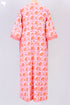 Bizzy Lizzy Full Sleeved Kaftan In Floral Block Print
