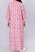 Bizzy Lizzy Full Sleeved Zip Kaftan In Floral Block Print