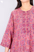 Bizzy Lizzy Full Sleeved Zip Kaftan In Floral Block Print