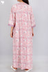 Bizzy Lizzy Full Sleeved Zip Kaftan In Floral Block Print