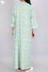 Bizzy Lizzy Full Sleeved Zip Kaftan In Floral Block Print