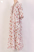60s Cotton Kaftan In Floral Print