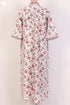 60s Cotton Kaftan In Floral Print