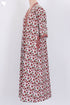 60’s Cotton Full Sleeved Kaftan In Floral Print