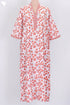 60’s Cotton Full Sleeved Kaftan In Floral Print