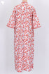 60’s Cotton Full Sleeved Kaftan In Floral Print