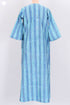 40s Cotton Full Sleeved Kaftan in Floral Block Print
