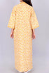 60’s Cotton V-Neck Full Sleeved Kaftan In Floral Print