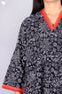 40’s Cotton V-Neck Full Sleeved Kaftan In Floral Print