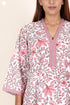 60’s Cotton Full Sleeved Kaftan In Floral Print